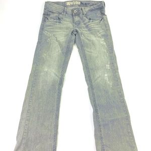 Machine Men's Gray Slim Straight Jeans Sz 3 Q130